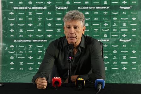 Renato Gaúcho, técnico do Fluminense, em entrevista coletiva