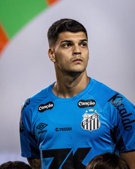 Gabriel Brazão, do Santos