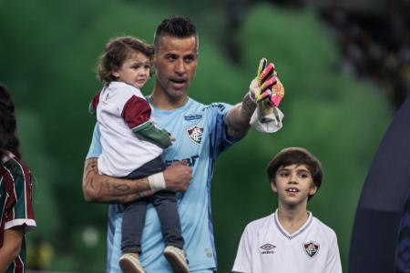 Fábio em partida do Fluminense no Maracanã, no Rio de Janeiro