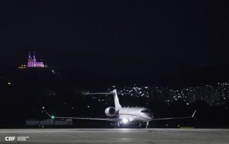 Desembarque de Carlo Ancelotti no Rio de Janeiro para assumir a Seleção Brasileira