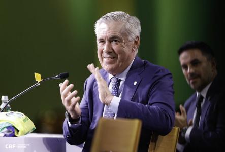 Carlo Ancelotti, técnico da Seleção Brasileira