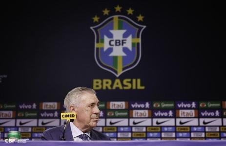 Ancelotti, técnico da Seleção Brasileira