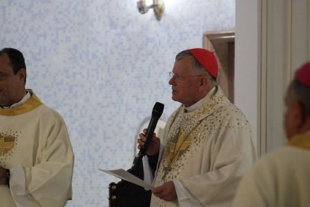 Presidente da Conferência Nacional dos Bispos do Brasil (CNBB), Cardeal Jaime Spengler durante discurso
