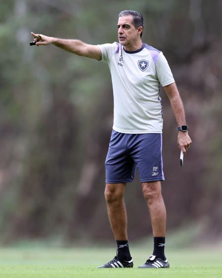 Renato Paiva comanda o Botafogo contra o Santos neste domingo (1º)