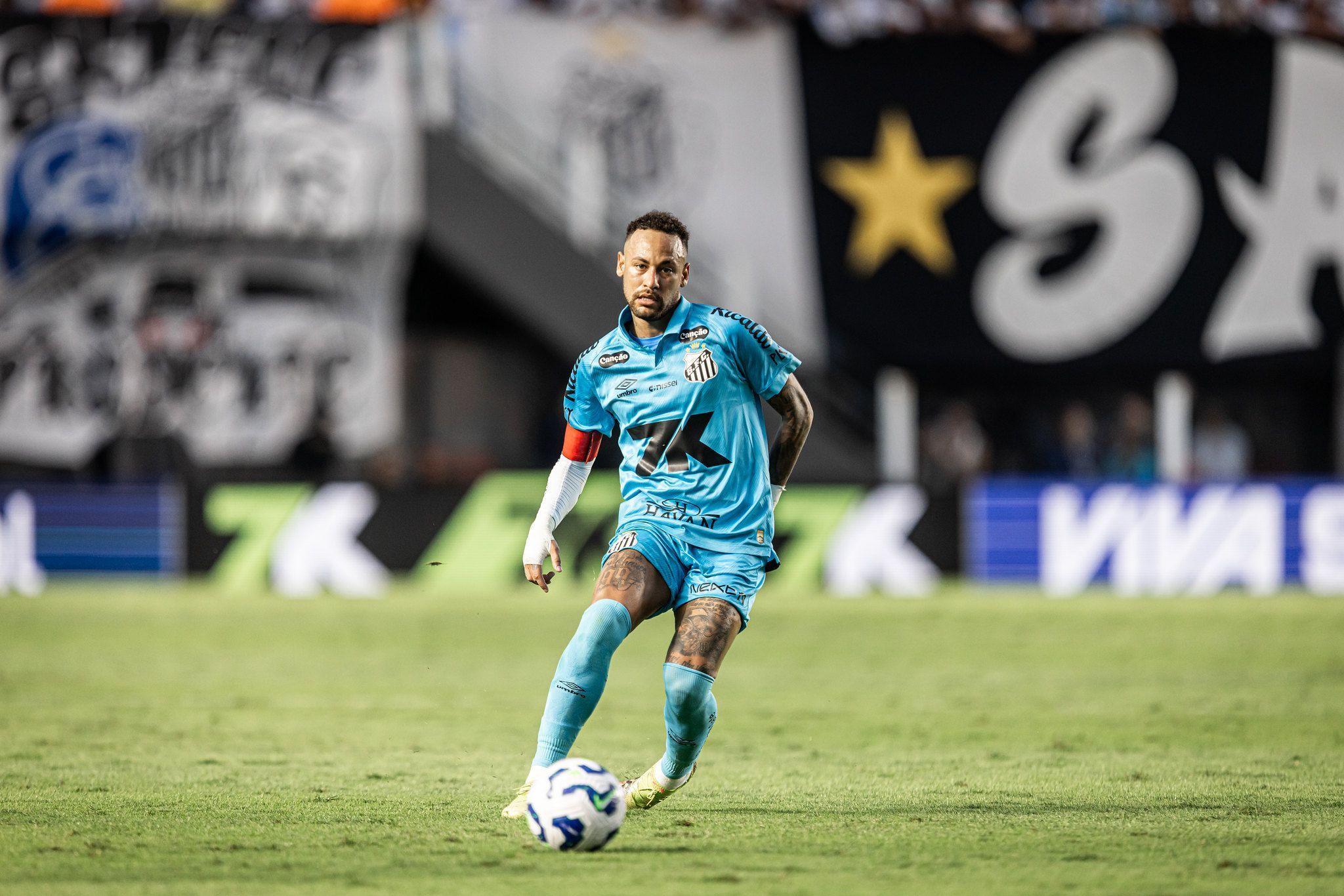 Veja quais jogadores do Santos não completaram 7 jogos no Brasileirão