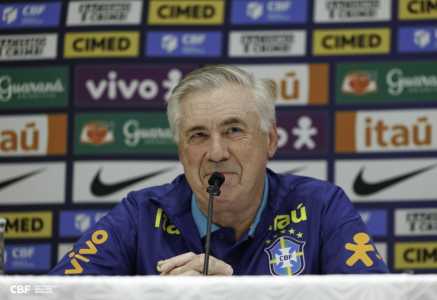 Carlo Ancelotti, treinador da Seleção Brasileira