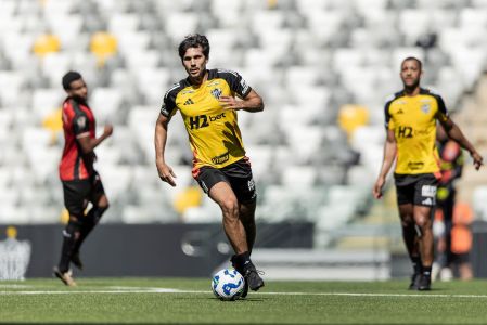 Igor Rabello em jogo-treino do Atlético contra o Paulista de Jundiaí