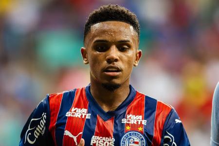 Kayky em ação pelo Bahia na Copa do Nordeste
