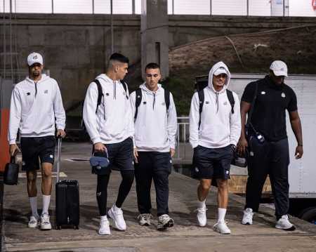 Jogadores do Santos embarcaram para Fortaleza