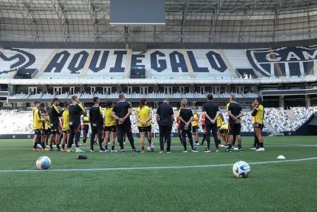 Time feminino do Atlético fechou preparação para o confronto neste domingo (22), na Arena MRV