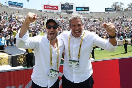 Léo Coelho e Augusto de Oliveira, diretor e gerente de futebol do Botafogo, respectivamente