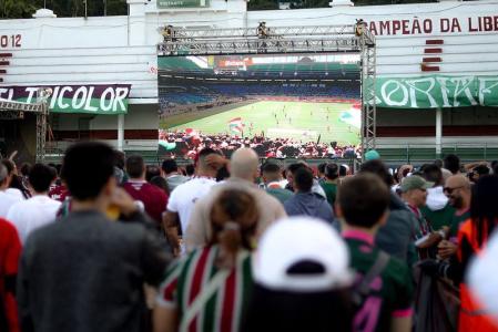 Torcedores já acompanharam o duelo contra o Mamelodi Sundowns-AFS nas Laranjeiras
