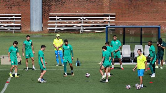 Último treino do Palmeiras antes de enfrentar o Botafogo no Mundial