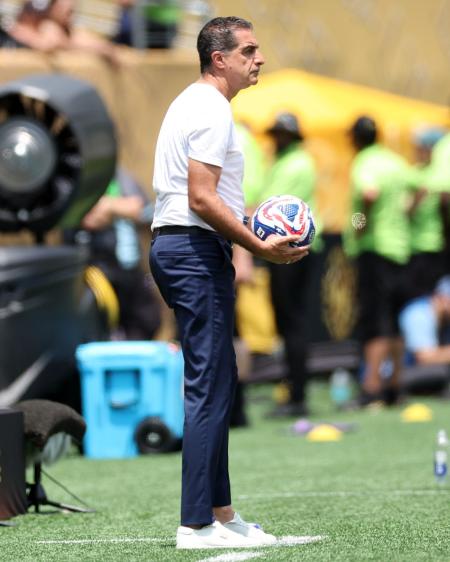 Renato Paiva durante a partida entre Botafogo e Palmeiras, nos Estados Unidos, pelo Mundial de Clubes