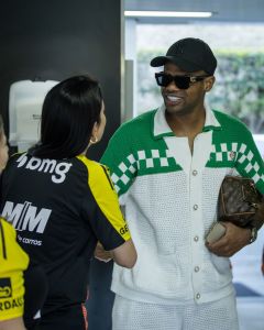 Júnior Santos em reapresentação do Atlético na Cidade do Galo