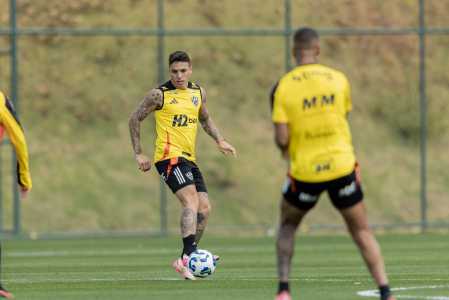 Saravia ficou fora do confronto contra o RB Bragantino por conta de pancada na panturrilha direita