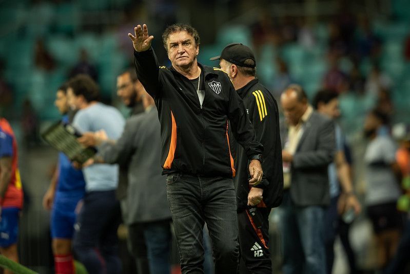 Cuca aponta erros do Atlético contra o Bahia e dispara: ‘Na dor se aprende mais’