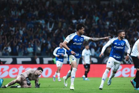 Kaio Jorge durante a goleada do Cruzeiro sobre o Grêmio • Gustavo Martins/Cruzeiro