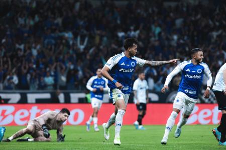 Kaio Jorge durante a goleada do Cruzeiro sobre o Grêmio