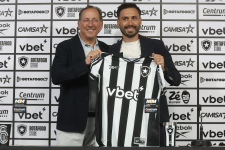 John Textor e Davide Ancelotti, novo técnico do Botafogo