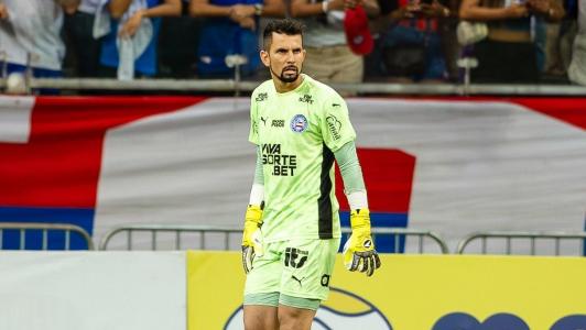 Marcos Felipe em ação pelo Bahia na Copa Sul-Americana