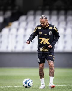 Neymar, destaque do Santos FC