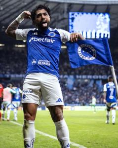 Gabigol marcou dois gols na goleada do Cruzeiro sobre o Juventude no último domingo (20)