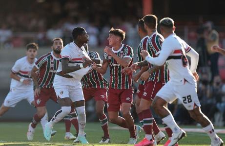 No primeiro turno, no Morumbis, o Fluminense perdeu para o São Paulo
