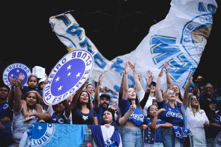Torcedores do Cruzeiro em jogo no Mineirão