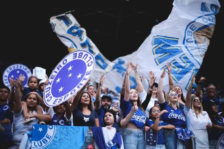 Torcedores do Cruzeiro em jogo no Mineirão