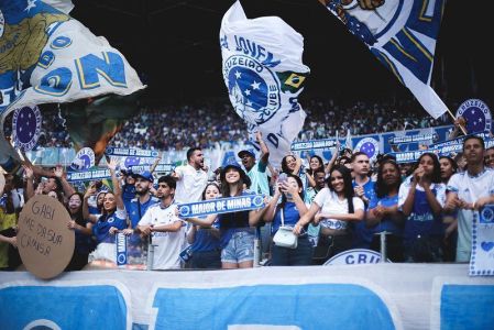 Torcida do Cruzeiro está liberada para os jogos do clube no Mineirão