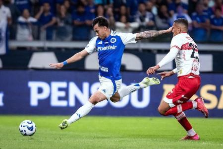 Kaio Jorge em jogo do Cruzeiro contra o CRB no Mineirão