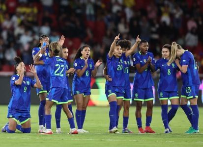 Seleção Brasileira na final da copa América Feminina