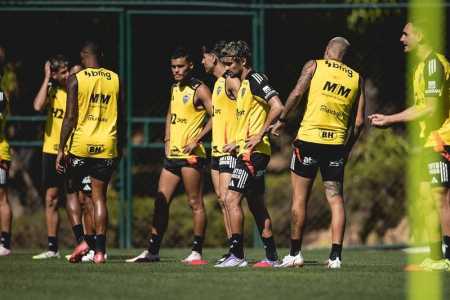 Treino do Atlético na Cidade do Galo