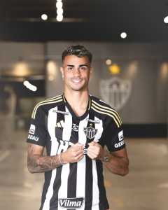 Reinier foi apresentado como jogador do Atlético na Arena MRV