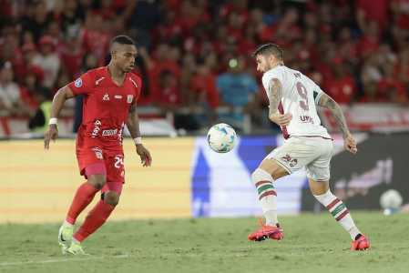 O América de Cali perdeu para o Fluminense em casa