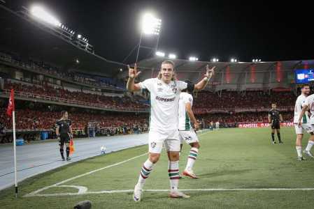 Canobbio foi o destaque do Fluminense na vitória sobre o América de Cali