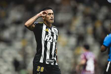 Atlético enfrentou o Godoy Cruz, da Argentina, na Arena MRV