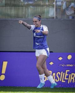 Leticia marcou um dos gols da vitória das Cabulosas contra o Bragantino