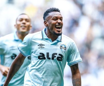 Edenilson fez o primeiro gol do Grêmio contra o Atlético