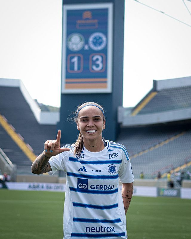 Artilheira do Cruzeiro, Leticia projeta jogo decisivo com Palmeiras pelo Brasileiro Feminino
