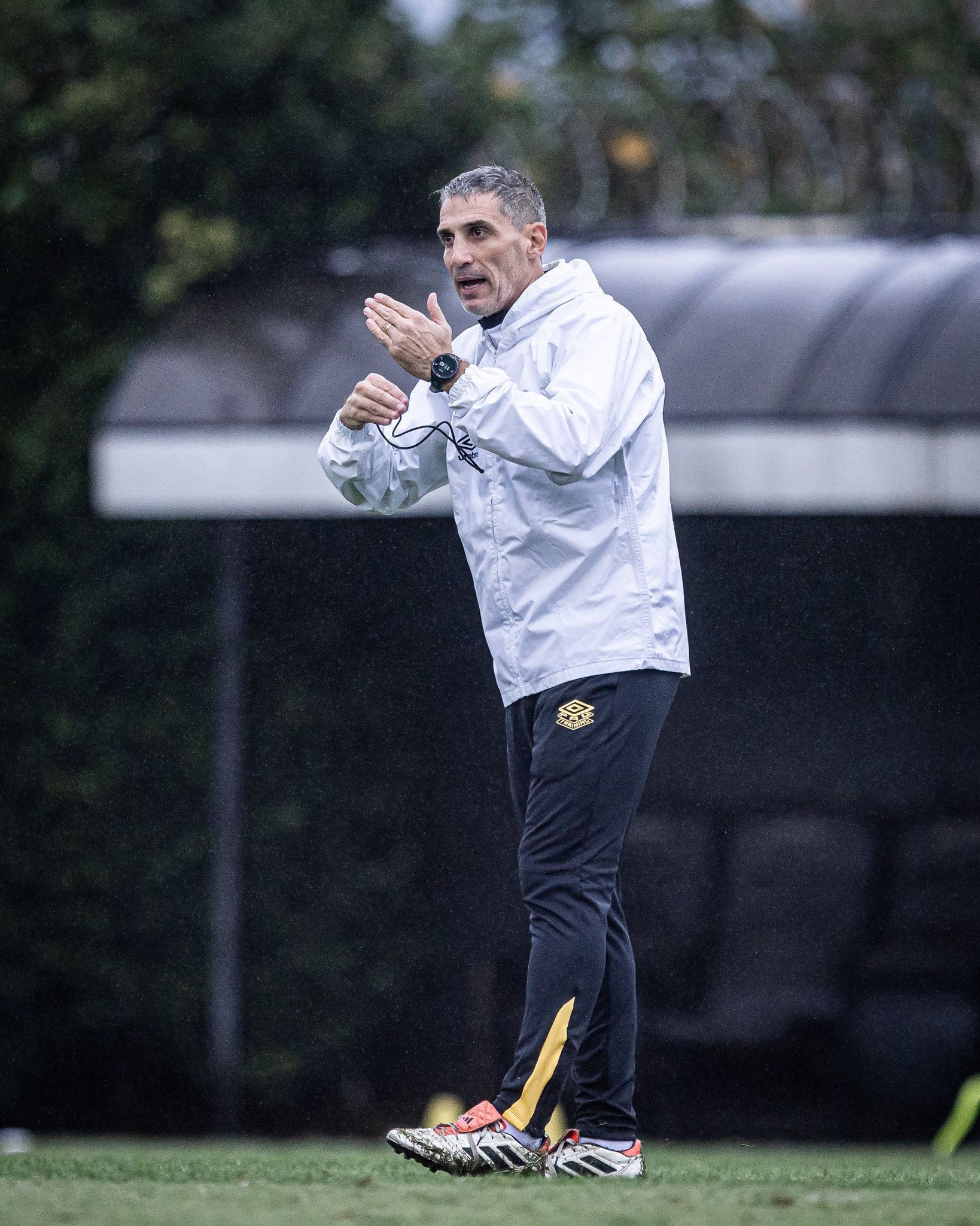 Sem Neymar, Vojvoda comanda primeiro treino pelo Santos; veja como foi