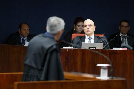 A 1ª Turma do Supremo Tribunal Federal encerrou primeiro dia de julgamento de Bolsonaro e mais sete réus por tentativa de golpe