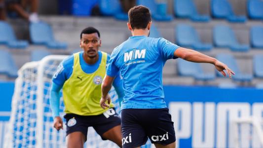 Jogadores do Bahia durante treino no CT Evaristo de Macedo