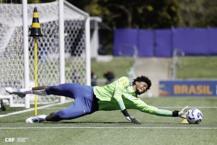 Hugo Souza, do Corinthians, foi convocado pela Seleção Brasileira