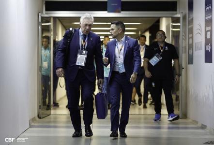 Carlo Ancelotti fará seu primeiro jogo no Maracanã como treinador da Seleção