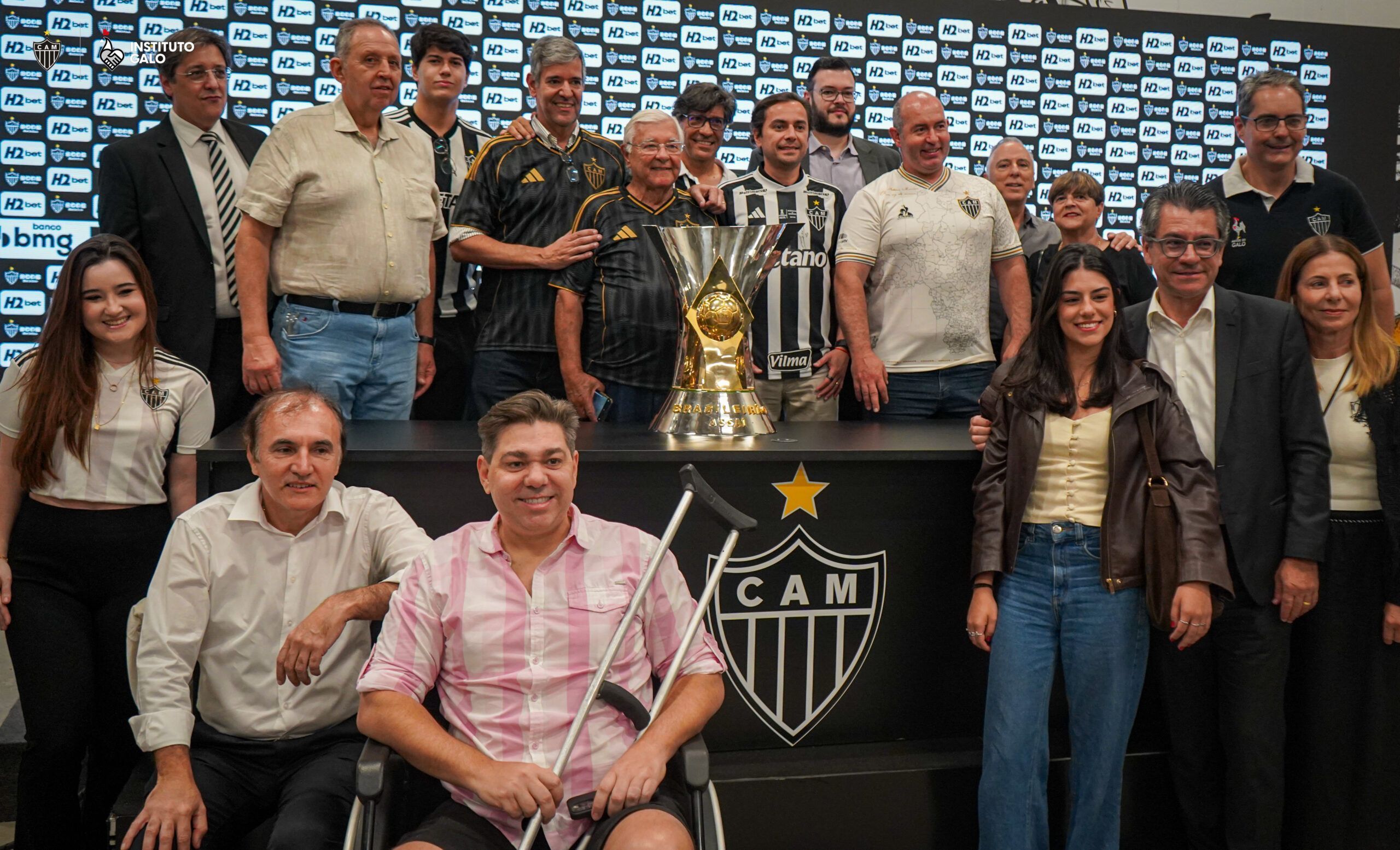 Atlético homenageia, na Arena MRV, torcedores que ajudaram o clube financeiramente