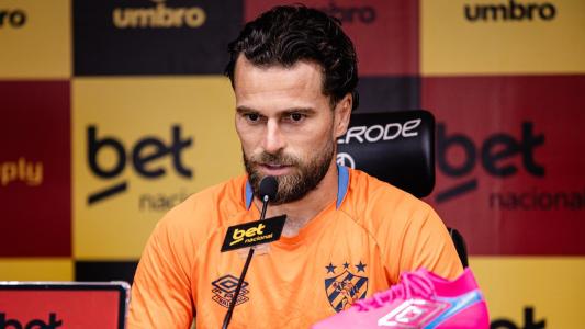 Lucas Lima durante entrevista coletiva