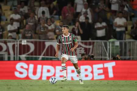 Thiago Silva durante jogo o Fluminense pela Copa do Brasil