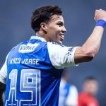 Iluminado: Kaio Jorge, do Cruzeiro, assume artilharia dupla na temporada